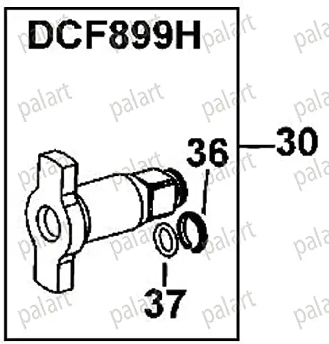 19mm Impact Wrench Anvil Drive Block N415875 for DeWalt DCF899 Series DCF899H/B/P1/P2，DCF899HP type1-3.(Not suitable for type 4) view 5