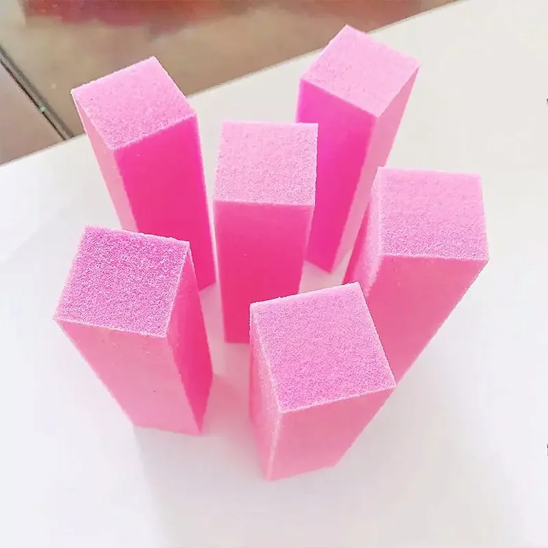 Pink Buffing Sanding Files Block Pedicure Manicure Care Sponge Nail Art Buffer Grindig Polishing No Hurt Nail Art Tools
