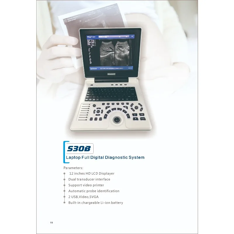 2026 Professional Veterinary Ultrasound W/ 16 Pseudo Color & Puncture Guidance - 256 Frames Cineloop, Printer Ready Animal Care