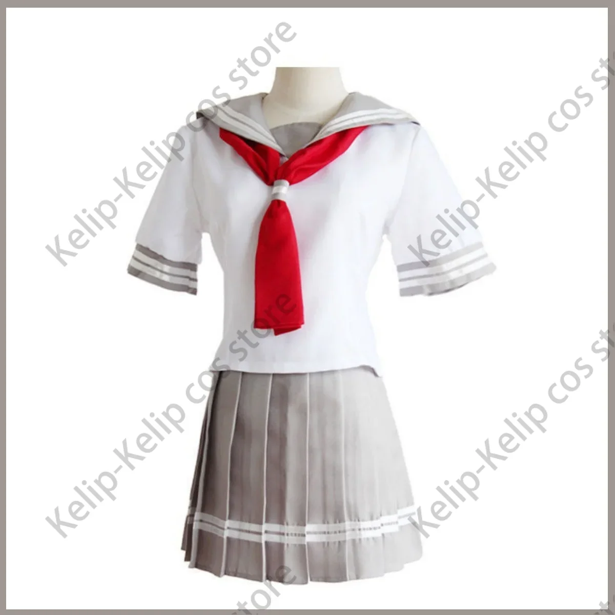 Anime LoveLive!Sunshine!! Takami Chika Cosplay Costume Wig Japan South Korea JK School Uniform Woman Sexy Campus Sailor Suit