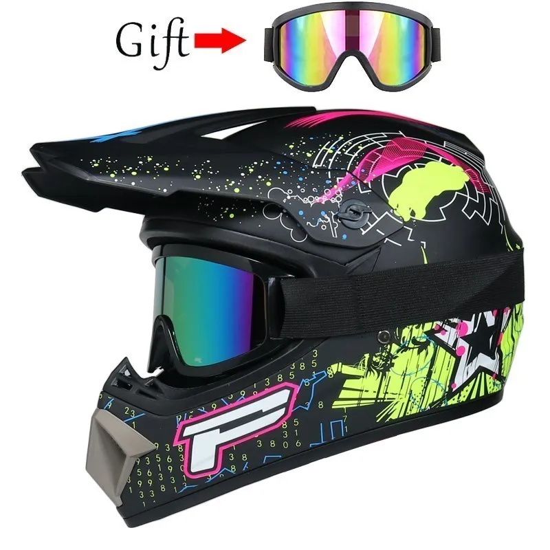 Casco de motocicleta superligero, supersorpresa, ATV, motocross, todoterreno, descenso