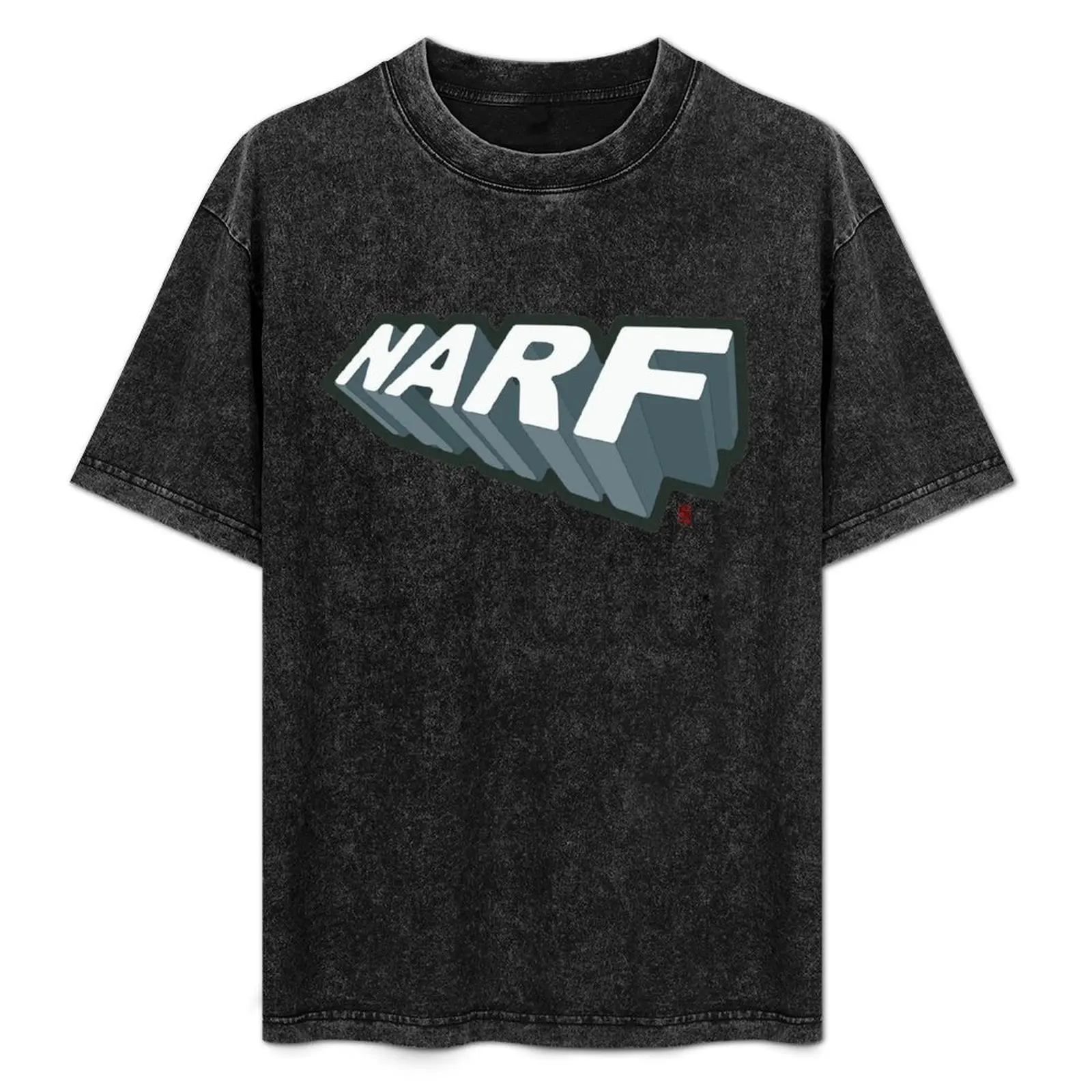 Camiseta Narf de algodão macio e básico com manga curta