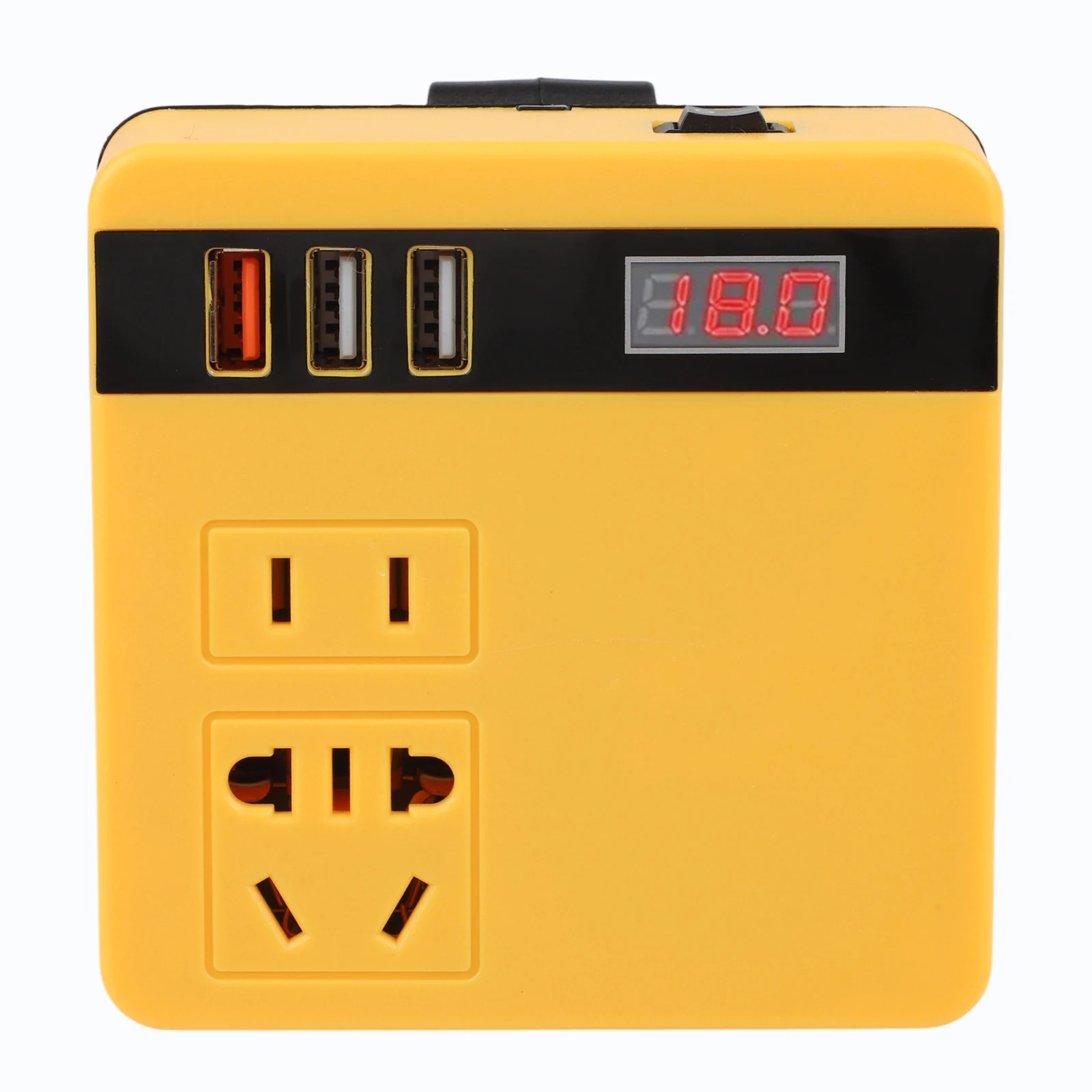 DC To AC Converter 120W Inverter Heat Sink Design Input Voltage 18-28VDC Intelligent Fastcharging Lightweight Design