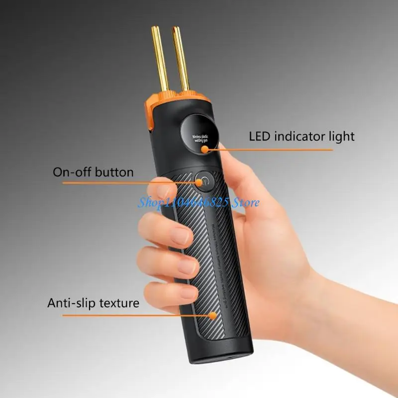Soudeuse plastique Lithium 4000mAh, agrafeuse en forme 4, chauffage rapide, fixation automobile