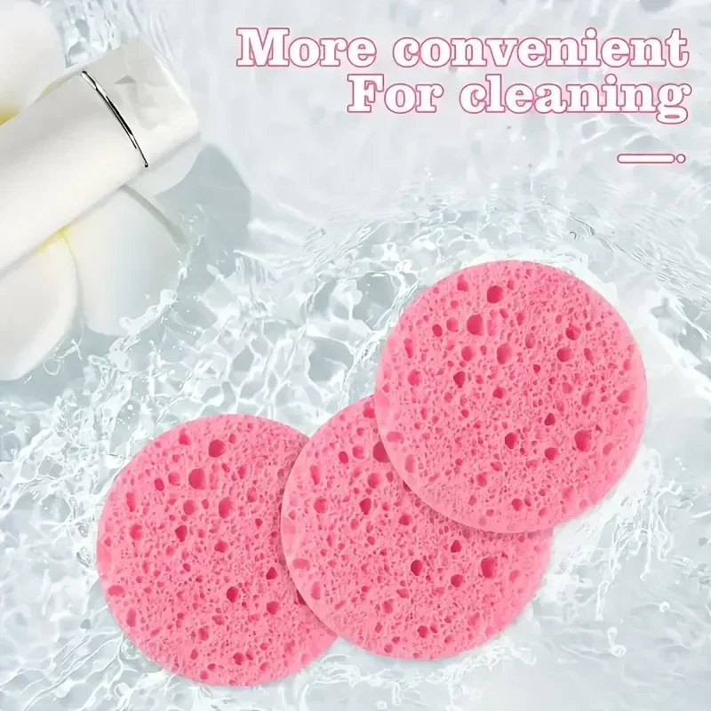 50/20/10 Stück komprimierte Gesichtsschwämme: Kosmetischer Hydrotherapie-Schwamm für die tägliche Reinigung, Make-up-Entfernung und Peeling – Detail 5