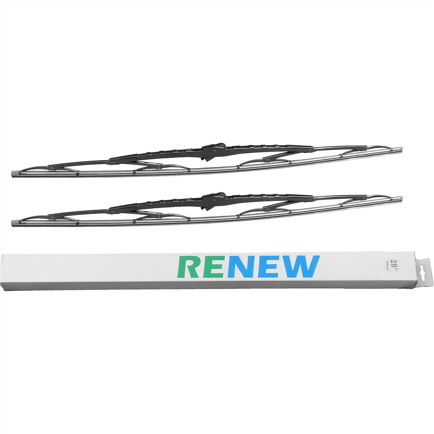 

28 Inch Wiper Blade Pair for RV Motorhome Heavy Duty 12mm J Hook Long Lasting