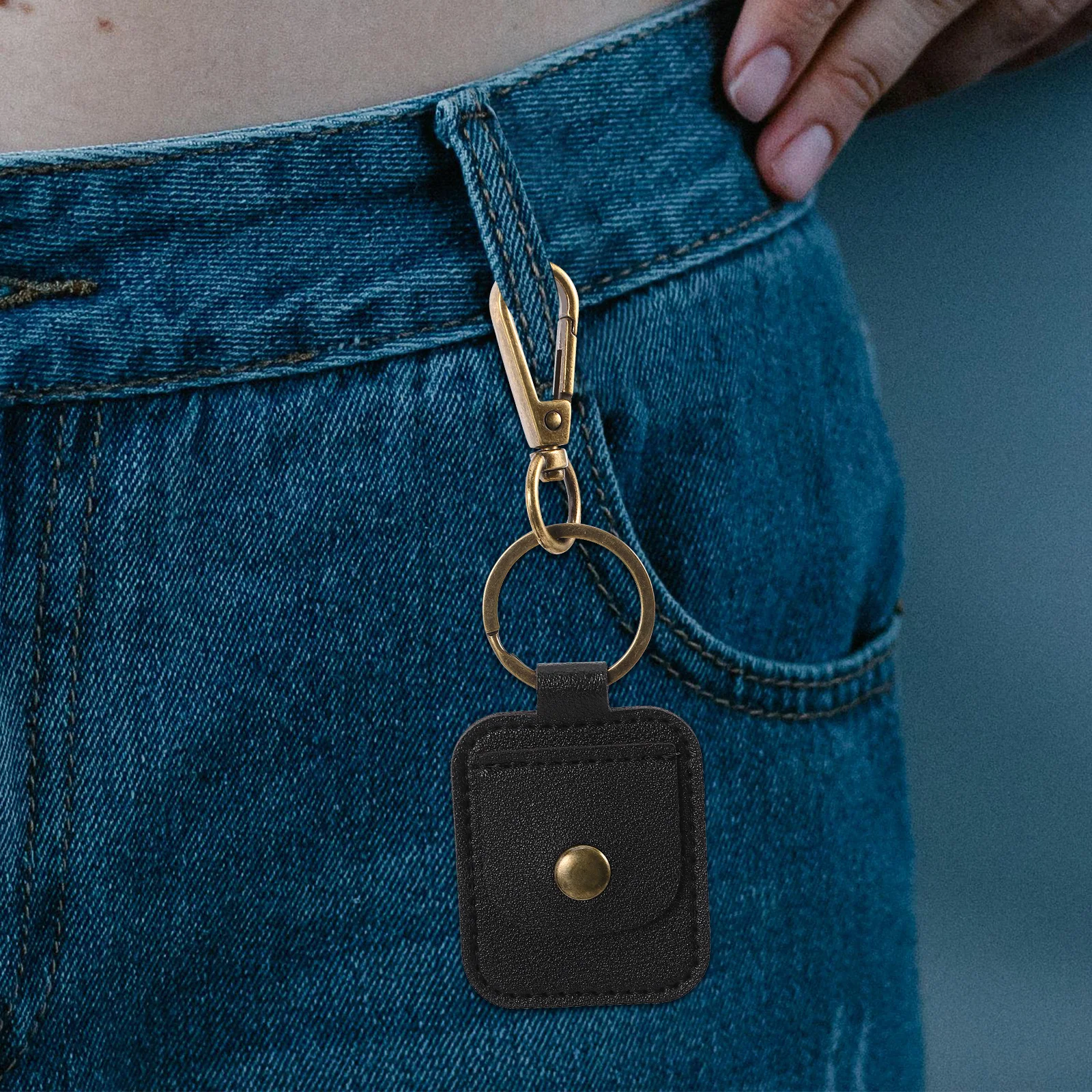 

Portable PU Coin Storage Holder Keychain Mini Wallet Small Change Purse Money Bag Coin Display Case Pouch Change Purse for Women