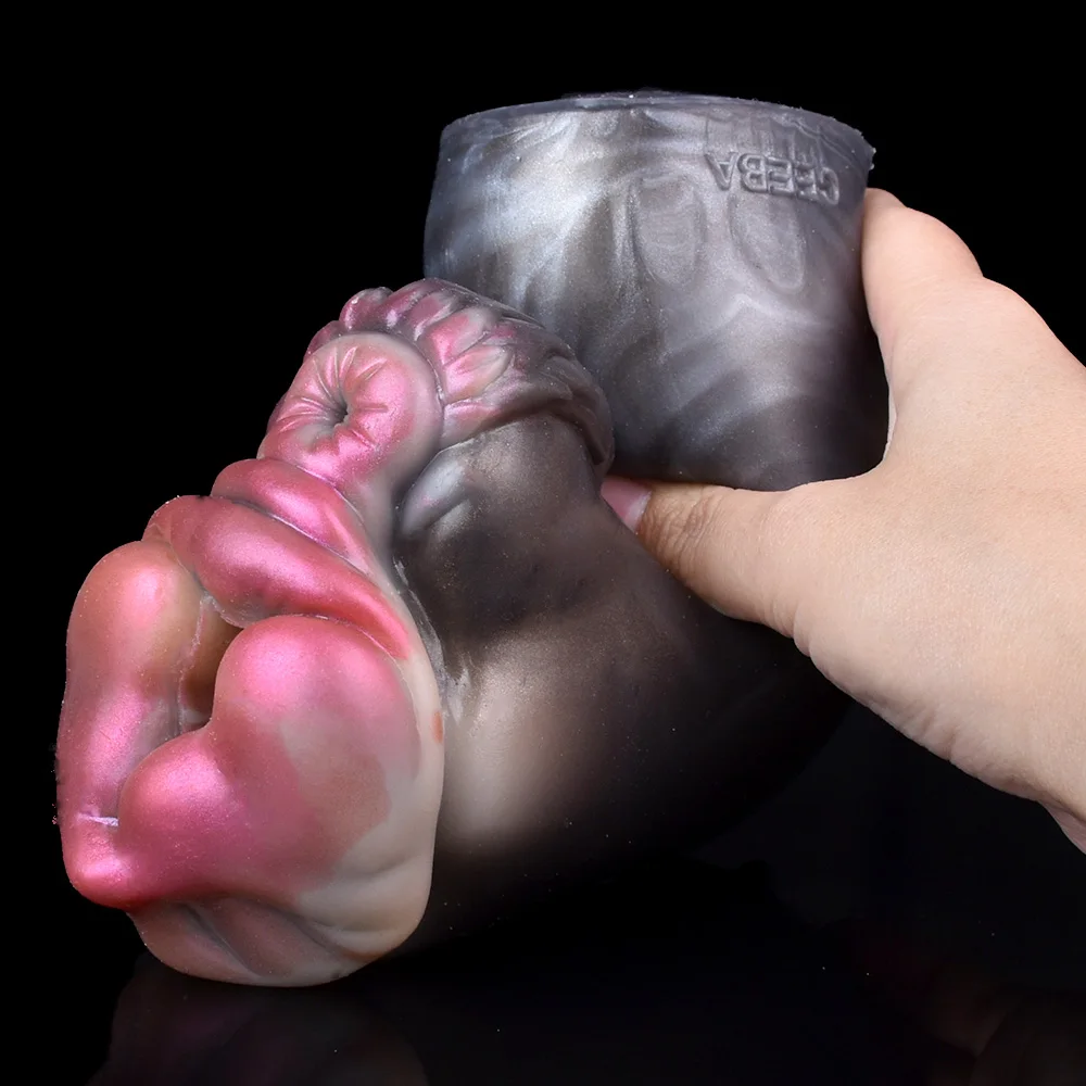 GEEBA NetWeight 594g الخيال الحيوان الأرنب الاستمناء كأس السائل سيليكون ذكر الاستمناء واقعية المهبل جيب كس الضارب