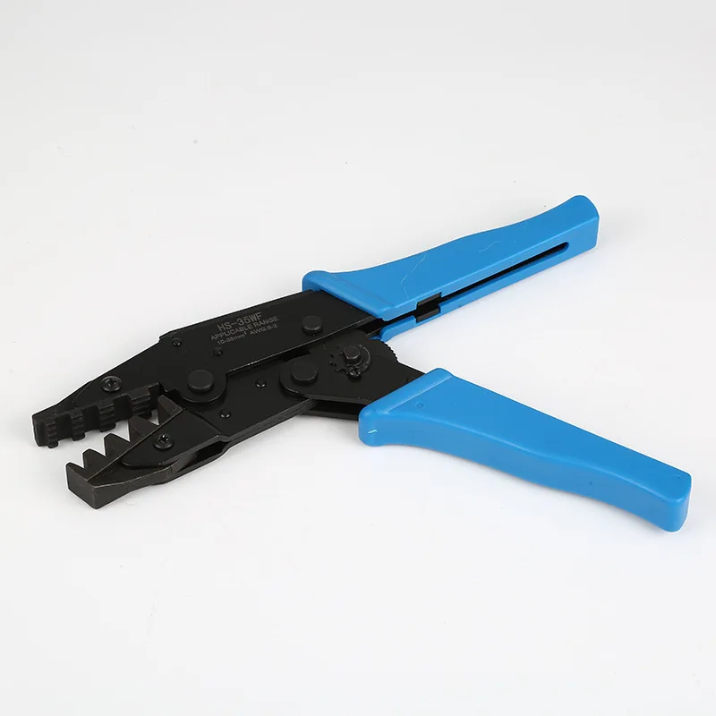 HS-35WF 10-35mm² 7-2AWG Tang Crimp Alat Tangan Tabung Bootlace Terminal Crimping