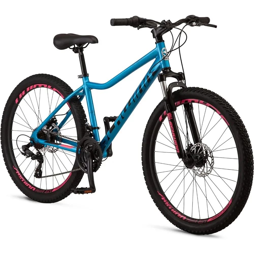 

Mountain Bike for Adult Youth Men Women, 26-Inch Wheels, 21-Speeds, Front Suspension, Aluminum and Steel Frame Options