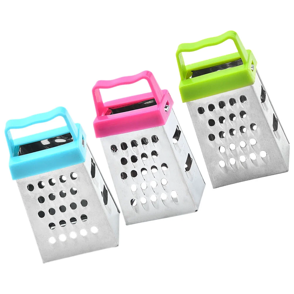 

3 Pcs Cheese Slicer Mini Grater Stainless Steel Kitchen Multipurpose Fruit Cutting Tools