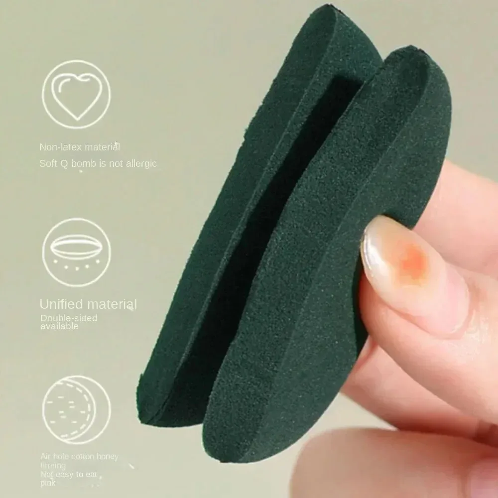 7PCS/Set New Double Side Cosmetic Puff Set Soft With Storage Box Makeup Sponge Water Drop/Round Powder Puff Women Makeup