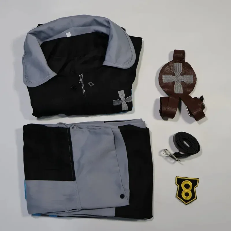 

Cy2025 Fire Force Anime Cosplay Costume Enen no Shouboutai Shinra Kusakabe New Costume Coat Pants JacketsFire Brigade Uniform ah
