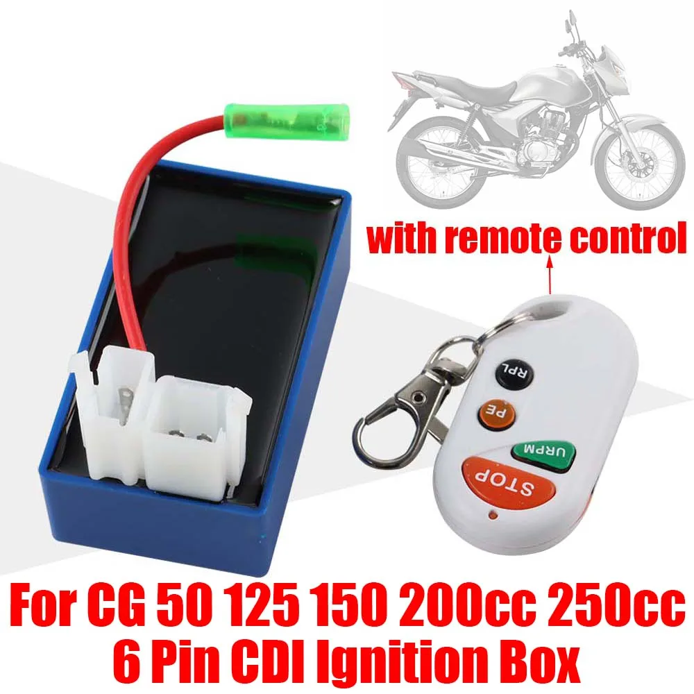 

CBX150 Motorcycle Ignition 6 Pin CDI Box Racing CGL125 TT150 RX150 MAX125 CG 50 125 150 200cc 250CC ATV Dirt Bike Moped Scooter