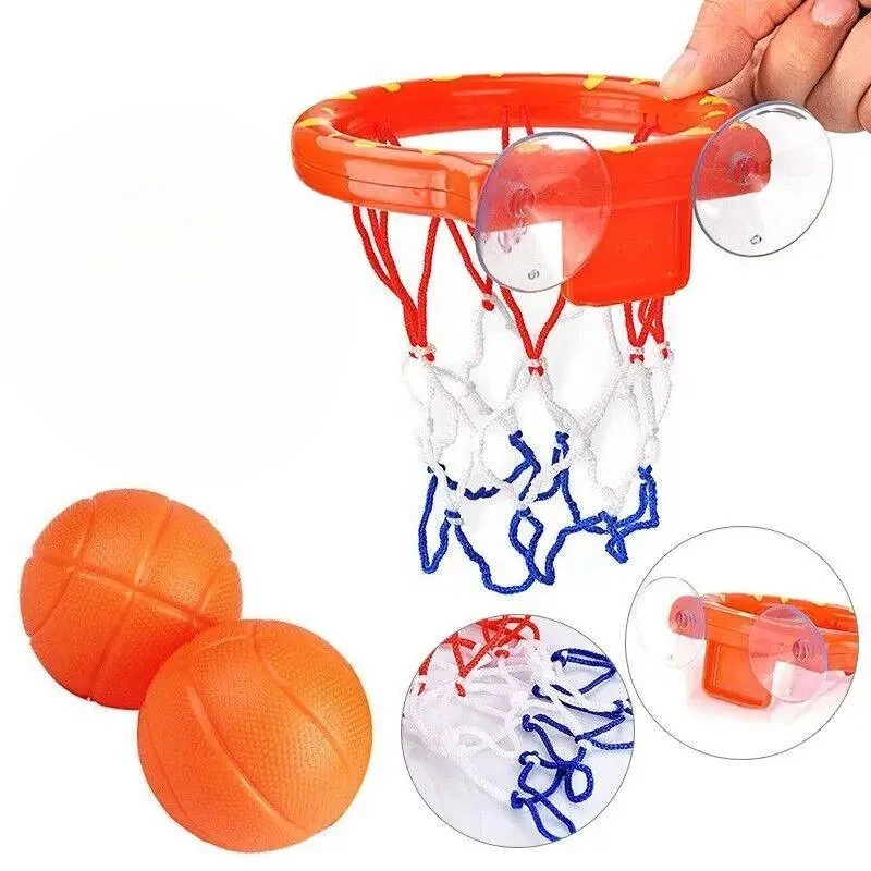 

4 шт./компл. баскетбольное кольцо для игры в воду с присоской, которое можно наклеить на стену, игрушка для ванной комнаты, игрушка для игры в воду в помещении