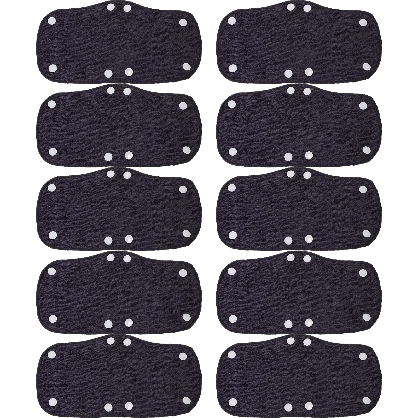 

10pcs Gray Hard Hat Sweatbands Safety Liners Washable Reusable Polyester Comfortable Anti Sweat Construction Accessories