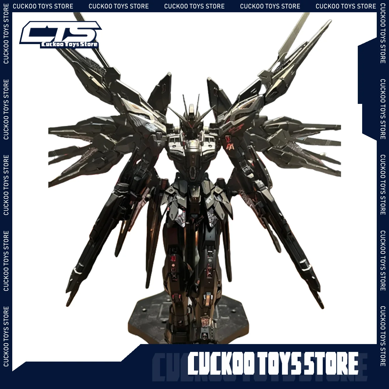 

New Changlong 7701 Model 1/100 Mgex Strike Freedom Night Assembly Model Kit Midnight Coating Action Figure Plastic Model Toys