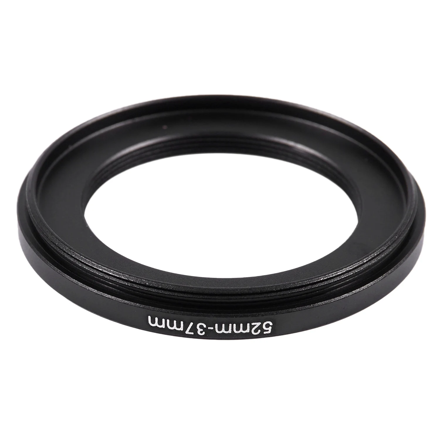 52mm-37mm 52mm to 37mm Black Step Down Ring Adapter for Camera