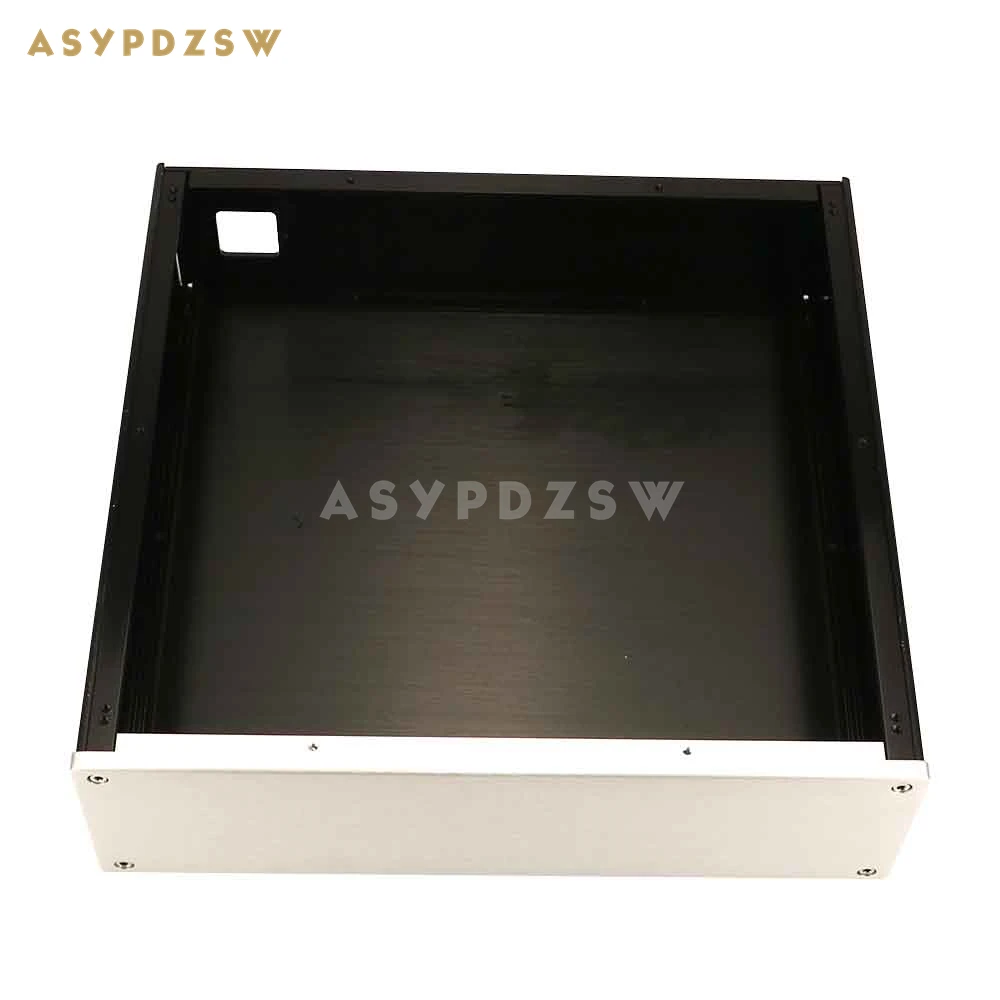 Chassi de alumínio do preamp do cerco, caixa do amplificador de poder, tamanho 230*215*70mm da caixa, WA35
