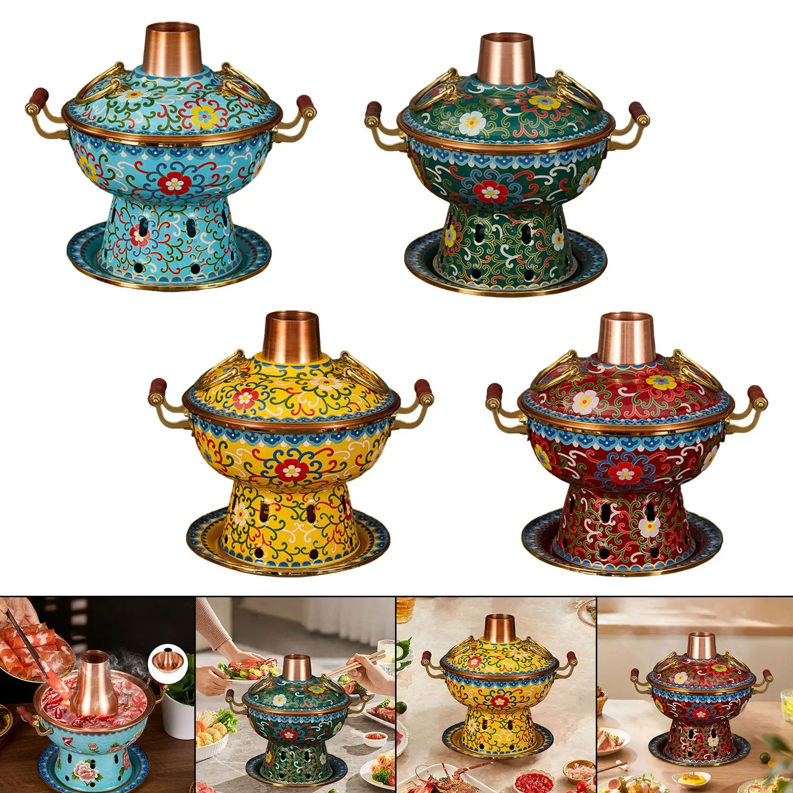 Mini Hotpot Old Beijing Hot Pot Household Single Person Cookware Chafing Dish - view 6