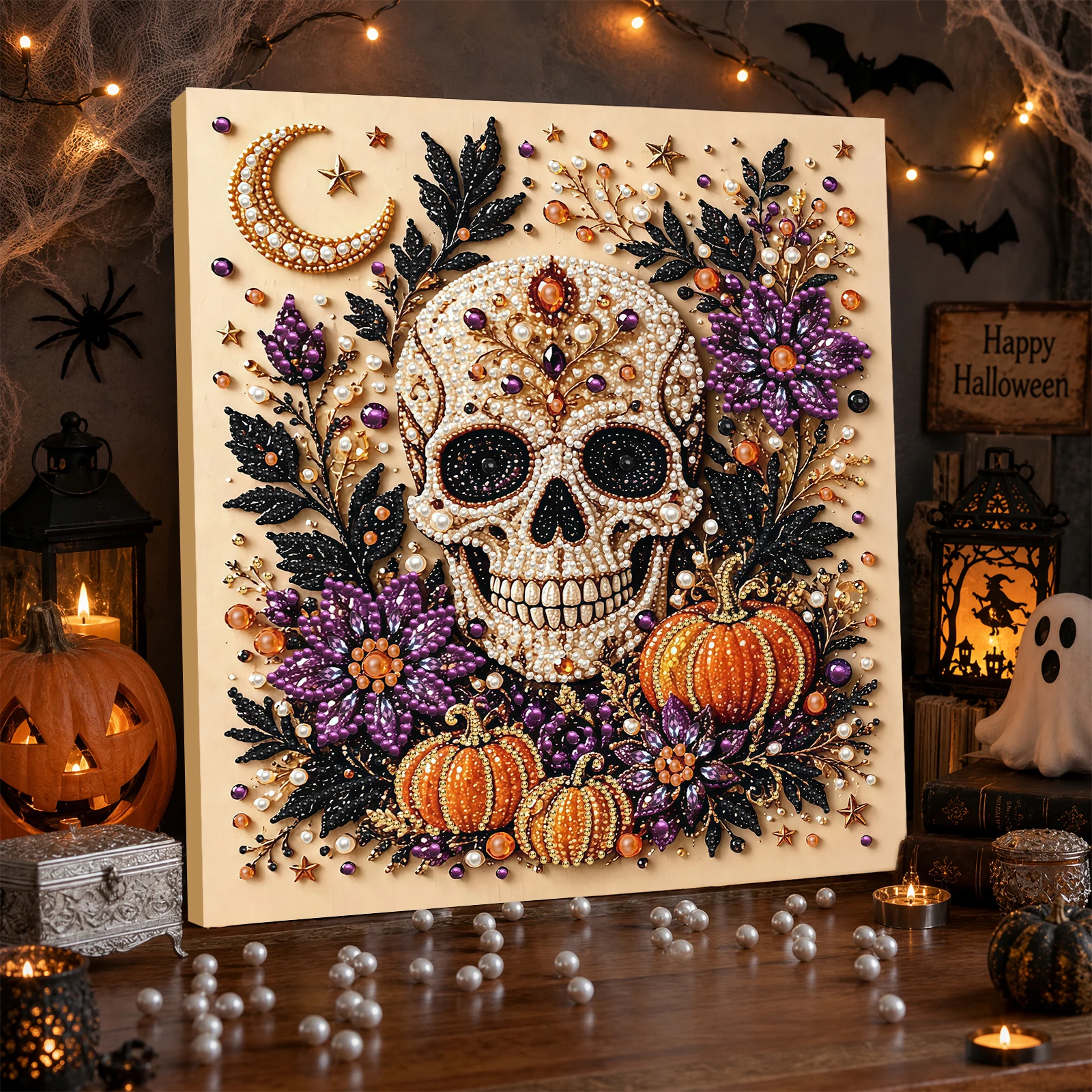 Halloween Perlenmalerei-Set mi – Resin Art Frame Bewertung und Preis