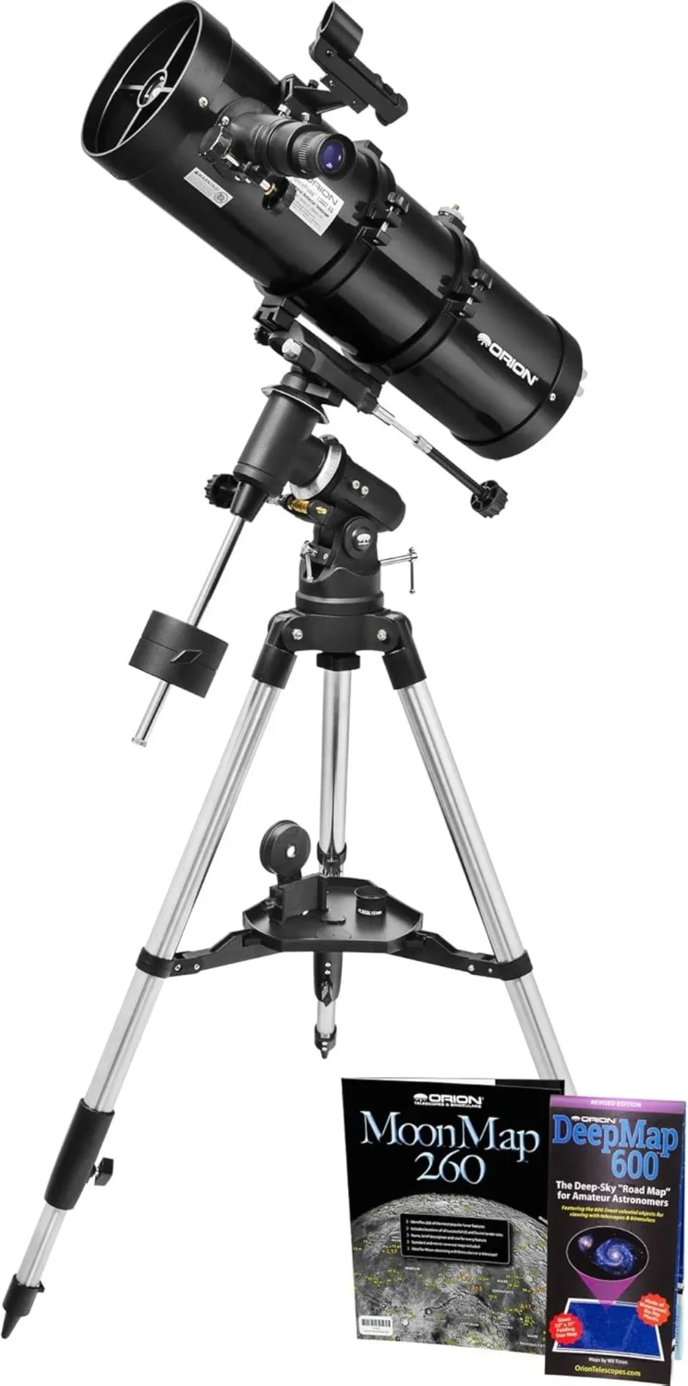 SpaceProbe 130ST Equatorial Reflector Telescope for the Serious Adult Astronomy Beginner - Portable Telescope for Stargazing