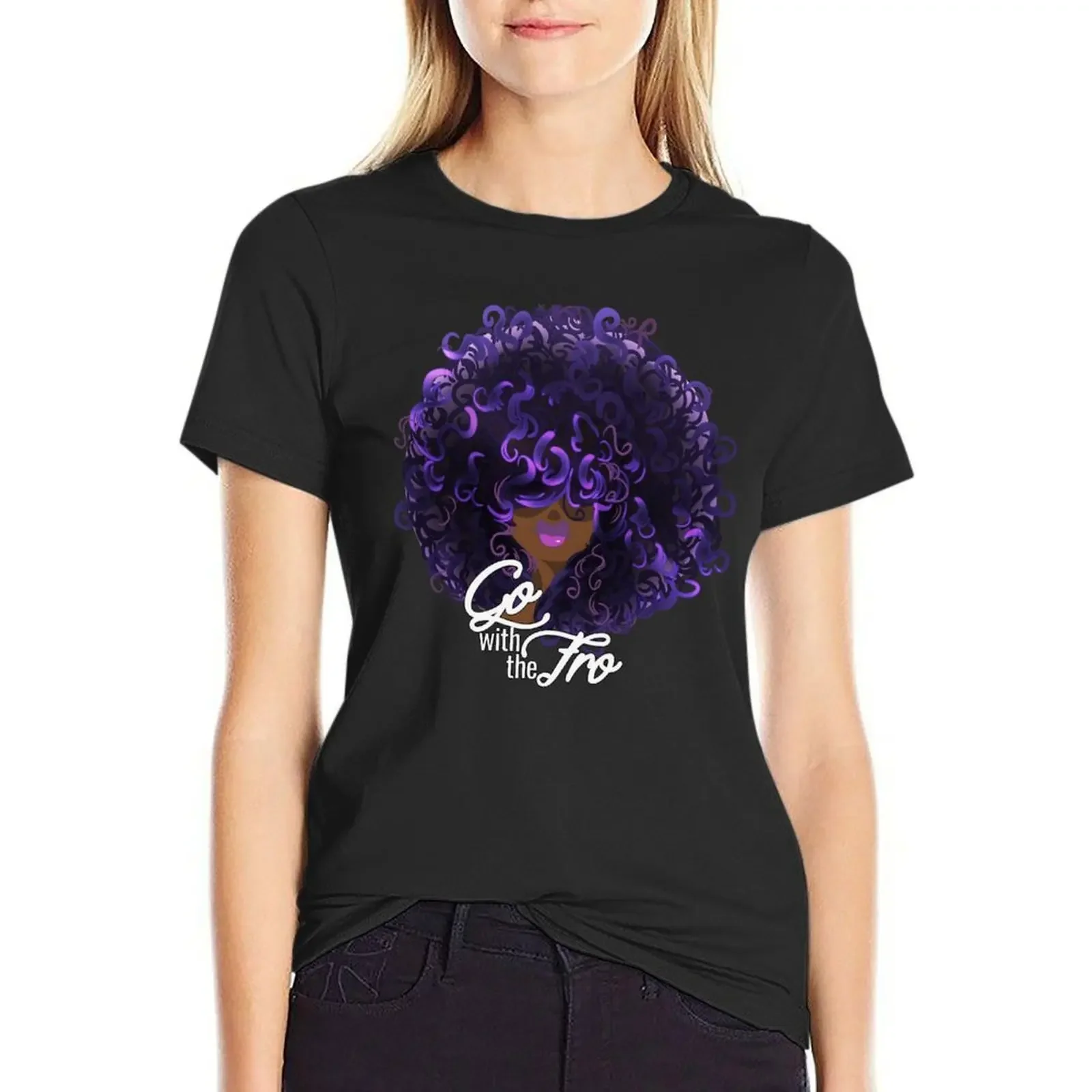 

Go with the Fro-Variant T-Shirt customizeds plus size tops funny plain Women tops