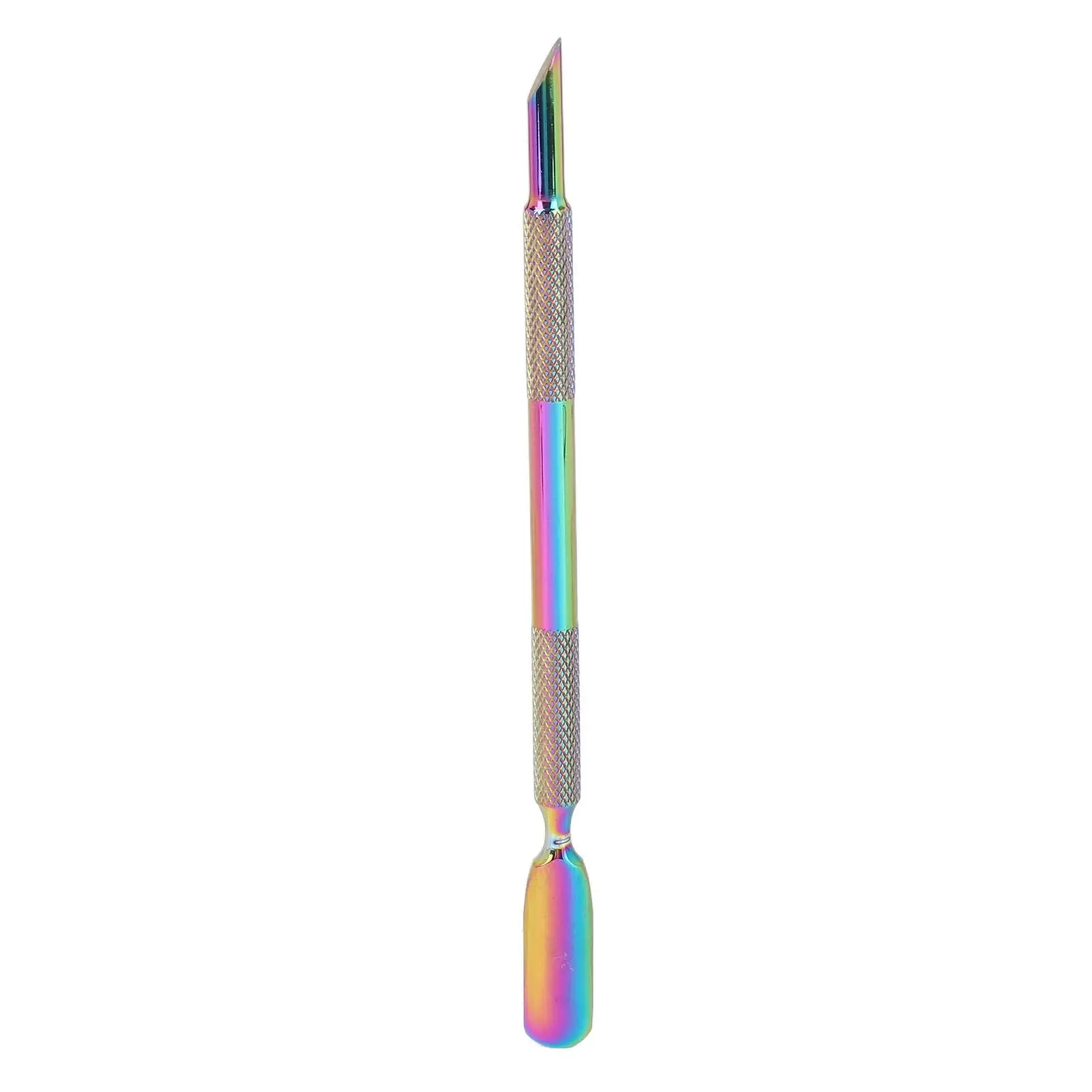 Rustproof Stainless Steel Cuticle Pusher & Nail Spoon Tool - Lightweight, Multifunctional for salon & for manicure Care