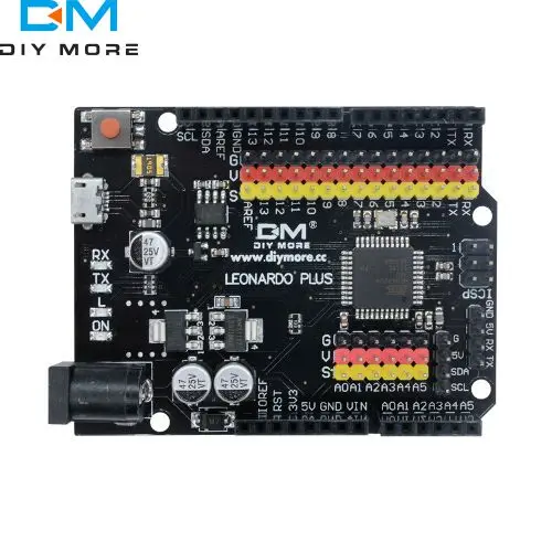 Arduino용 케이블이 포함된 Leonardo R3 Plus ATMEGA32U4-AU 개발 보드
