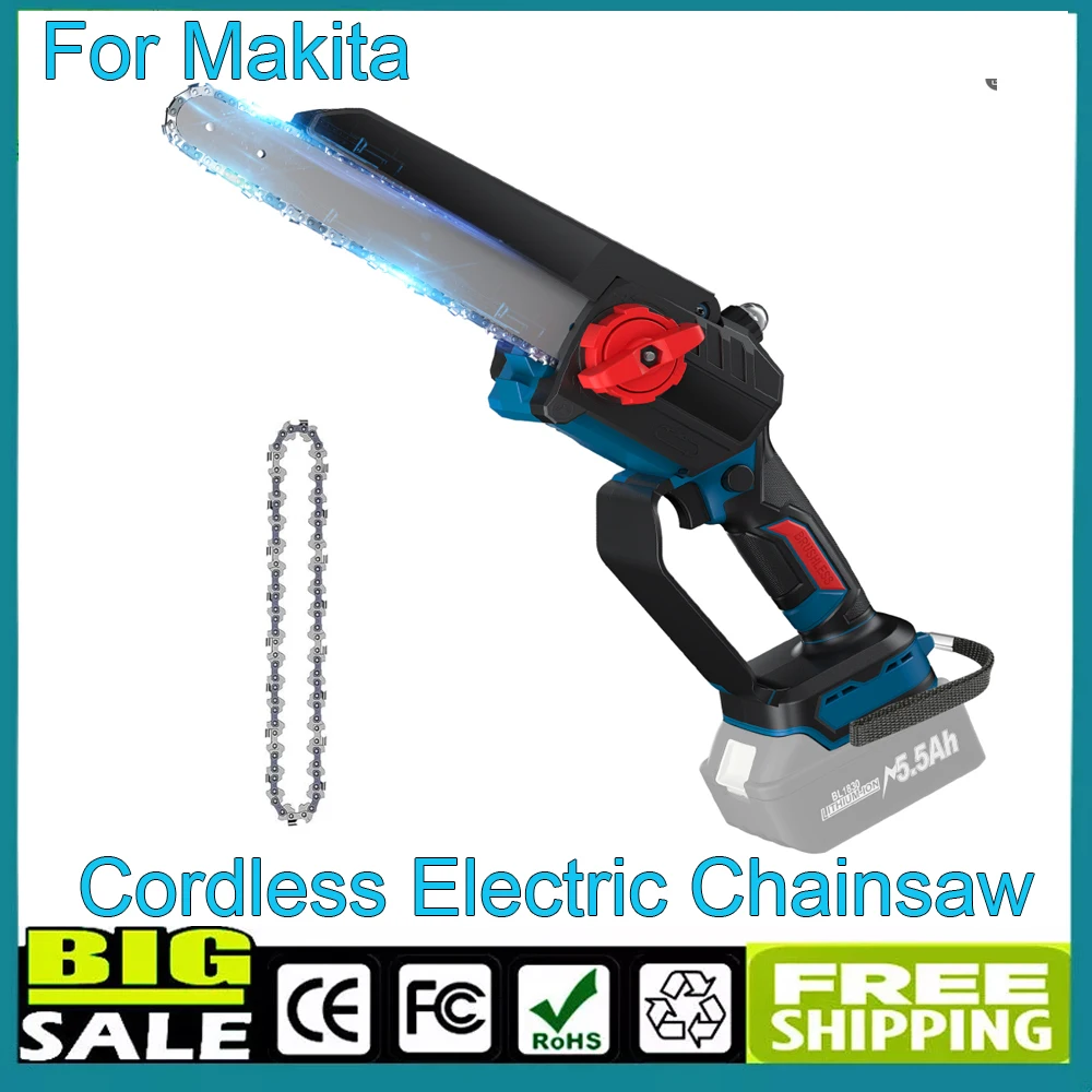 

Cordless Chainsaw Sharpener Electric For Makita 18V Battery Chainsaw Electric Motor Handheld Garden Wood Cutting Power Tool