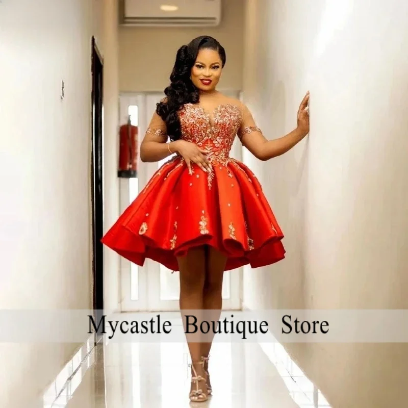 Vestido Corto de Fiesta para Mujer, Estilo Africano, Sexy, Escote Corazón, Sin Tirantes, Tallas Grandes, para Festival, Comunión, Regreso a Casa, Personalizado