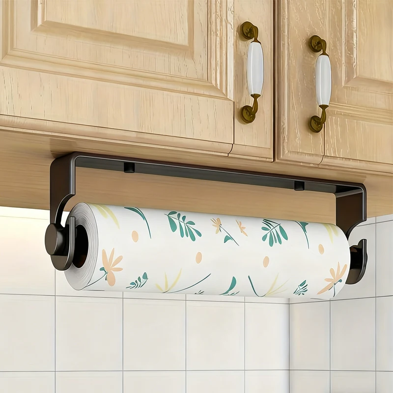 

Under Cabinet Paper Towel Holder Adhesive or Drill Mount Paper Towel Holder Wall Mount Paper Towel Holders for Kitchen Bathroom