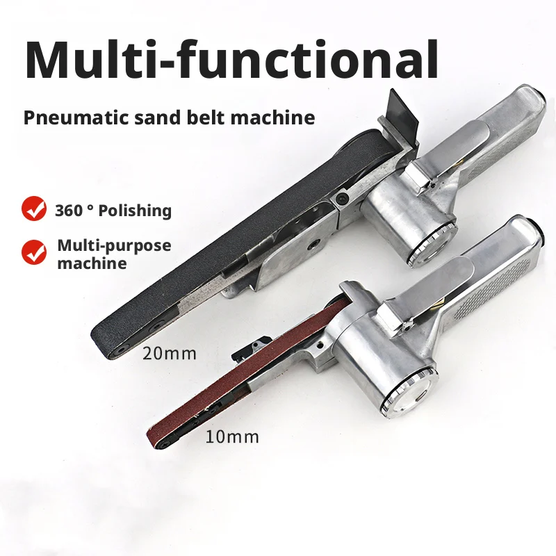 

3/8-inch Pneumatic Angle Grinding Machine pneumatic tools Air Belt Sander, Air Compressor Sanding 10mm, 20mm