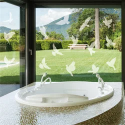 Creative Static Flying Bird Anti-collision Window Stickers Removed Static Warning Birds Anti-collision Glass Door Window Sticker