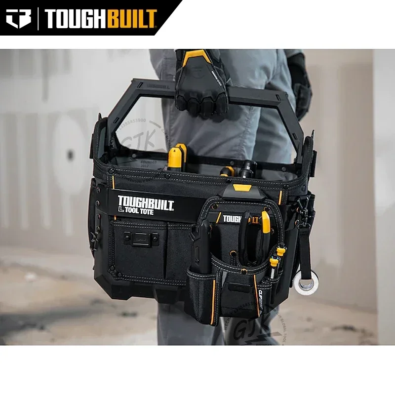 ToughBuilt TB-CT-82-16 Large Hard Body Tool Tote 400m / 16" Basket Storage Portable Suitcases