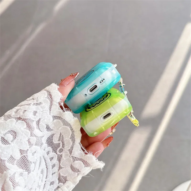 لطيف الكرتون الوحش الحال بالنسبة AirPods 4 Airpod 1 2 3 Pro Pro 2 سماعات بلوتوث شحن صندوق واقية حقيبة سماعة الاذن غطاء