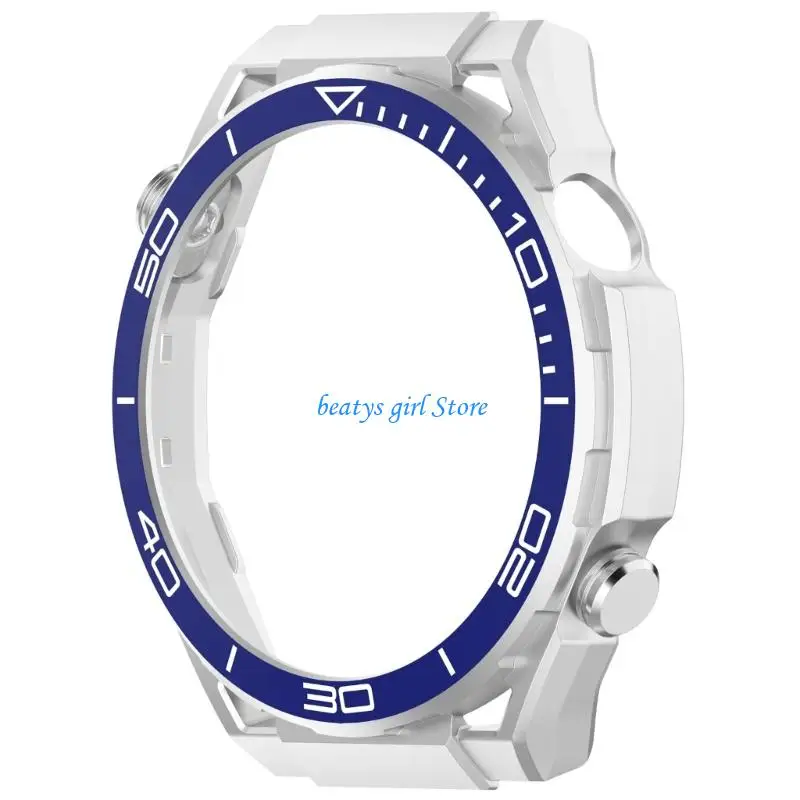 

C7AB Protective Case Watchcase PC Protector Hollow Frame for Watch GT6 46mm