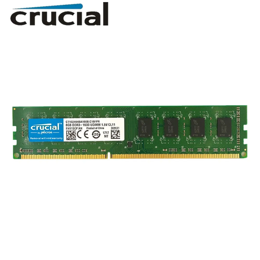 حاسمة DDR3 RAM Dektop 4GB 8GB 1333mhz 1600mhz DIMM Memory PC3-12800 PC RAM #3