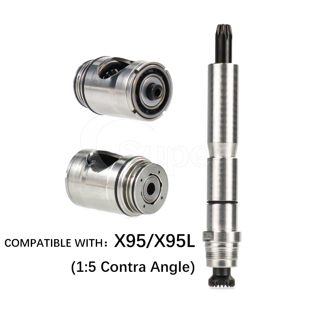 Dental Cartridge Middle gear Low Speed Handpiece 1:1/1:5/20:1 Optic Fibre Contra Angle Rotor Shaft fit X25L X95L SG20 X-DSG20L