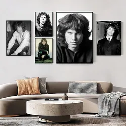 1pc The Doors Jim Morrison Poster artistico autoadesivo adesivo di carta impermeabile Coffee House Bar Room Wall Decor