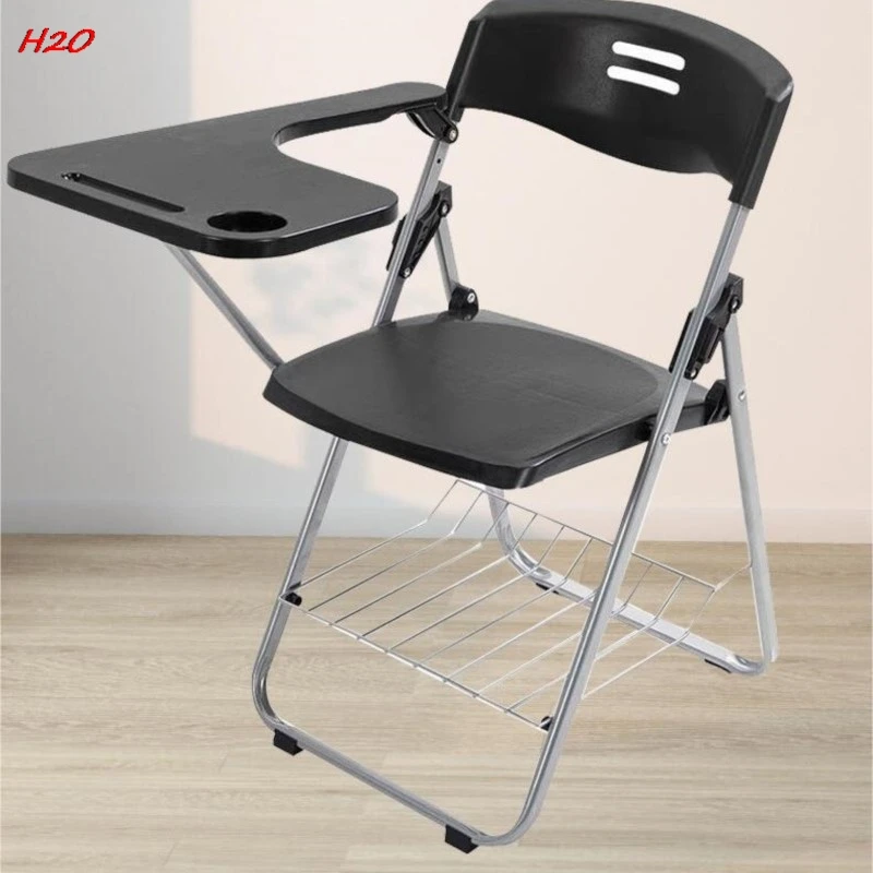 H2O Training Chair Meeting Learning Writing Chair Integrated Training Chair With Writing Board Folding Training Chair Hot New