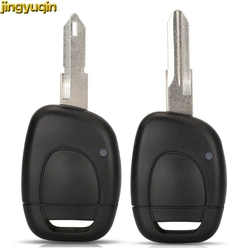 Jingyuqin Remote Car Key Fob Shell For Renault Clio II 2001-2008 Kangoo 2002-2004 Symbol 2011 NE72 VAC102 without Battery Holder