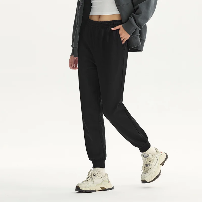 セミールパンツ レディース ミニマリスト ロングパンツ 2025年秋新作 ブラック ジョガーパンツ レッグレングス