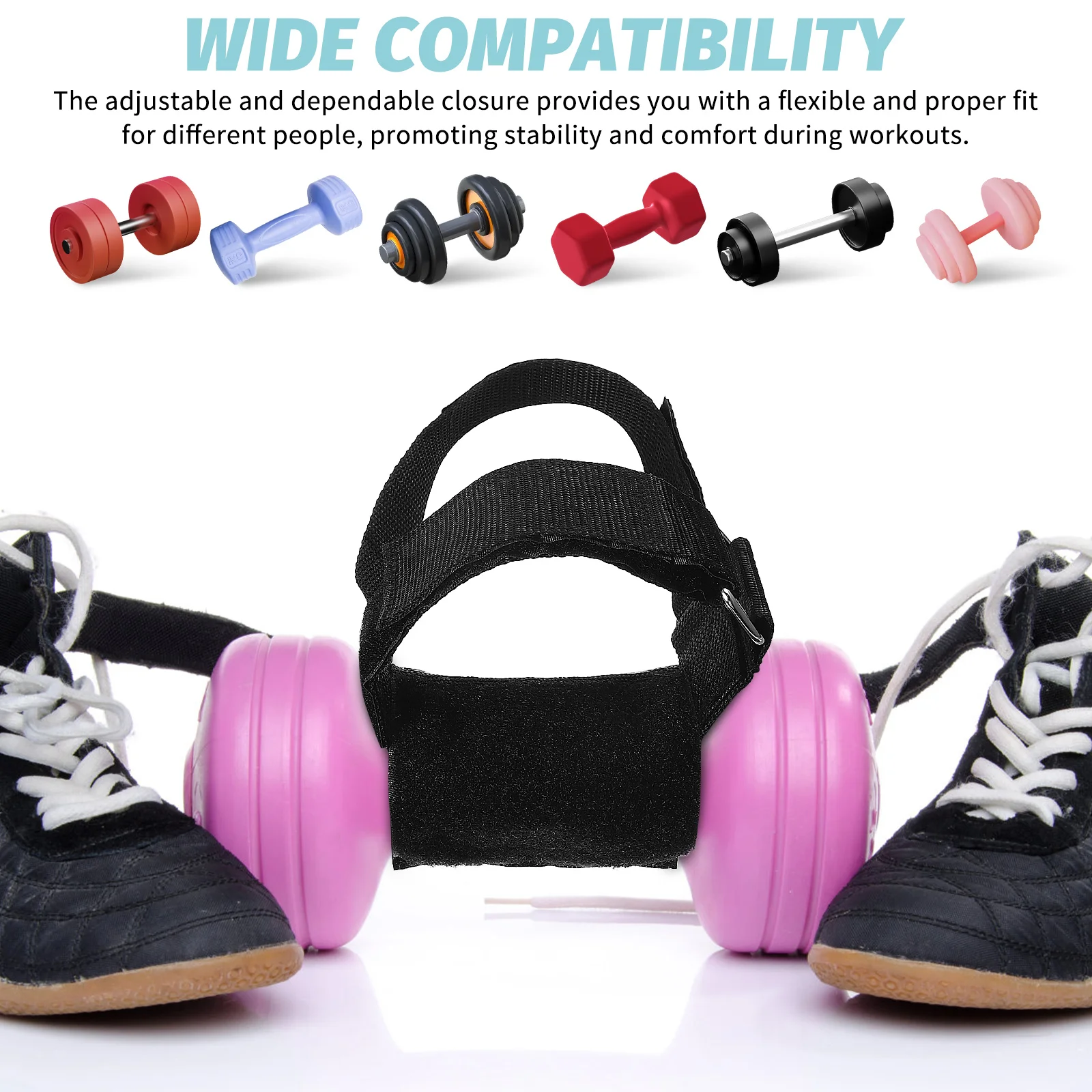 Ankle Dumbbell Weight Belt Workout Foot Straps Dumbbells Leg Curl Attachment Extension Tibialis Trainer For Weightlifting Feet