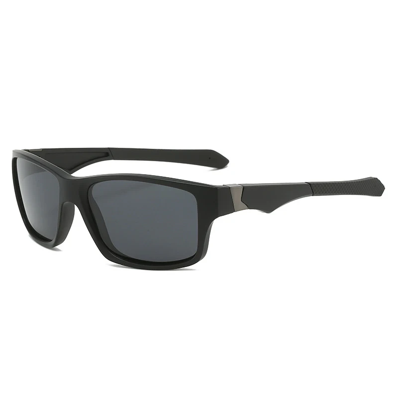 Wooden Texture Men Polarized Sunglasses For Driving Cycling Running Outdoor Sports UV400 Fashionable Design Sport Eyewear