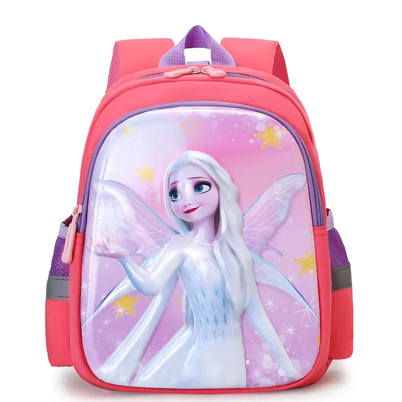 Disney Frozen Girls School Bags Boys Kindergarten Bag Elsa Anna Spider Man Primary Student Shoulder Orthopedic Backpack Mochilas