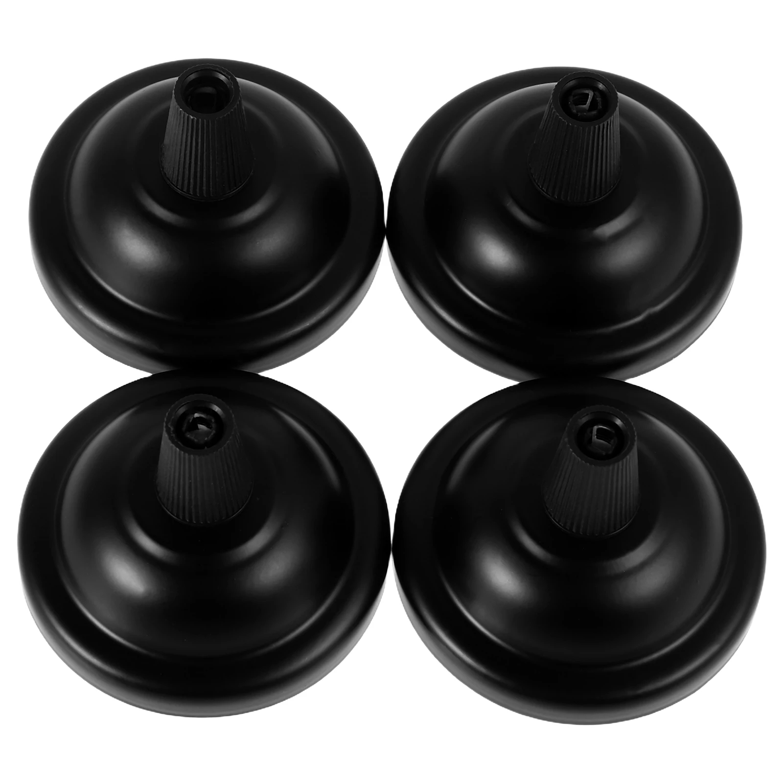 

4 Pcs Retro Chandelier Ceiling Lamp Canopy Part Lights Cover Replacement Kit Adapter Plate