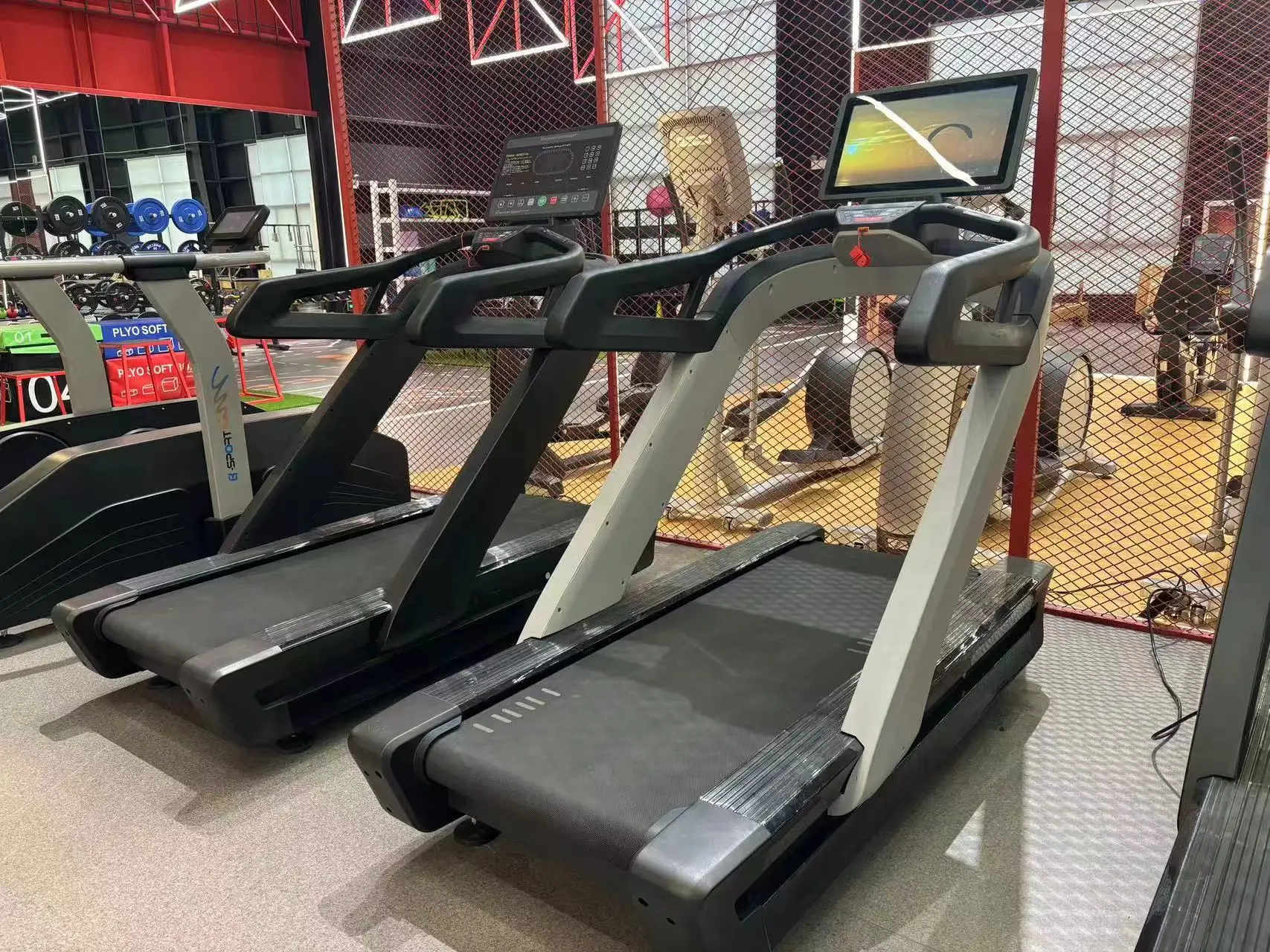 Commercial Cardio Treadmill 3HP (LCD Screen) X710B Multi-function Display Dial and  Commercial Cardio Fitness Equipment