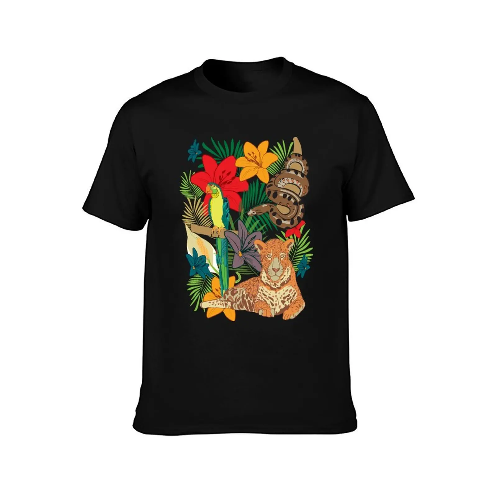 Wild Jungle animals of Amazonia T-Shirt Lightweight Hiking T-Shirt