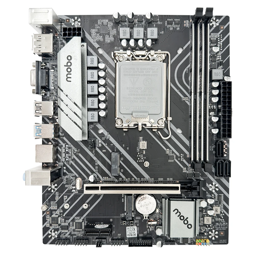 MOUGOL H610M Gaming Motherboard USB3.2 M.2 PCIE4.0x16 LGA1700 Supports Inter 12 13th Gen Core CPU(12400F/13400F/13600K)